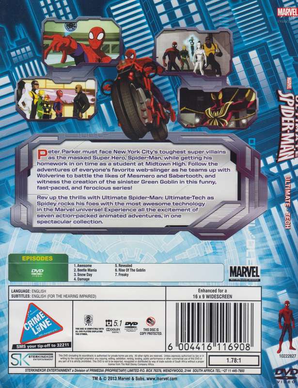 Ultimate Spider-Man Ultimate-Tech (DVD)