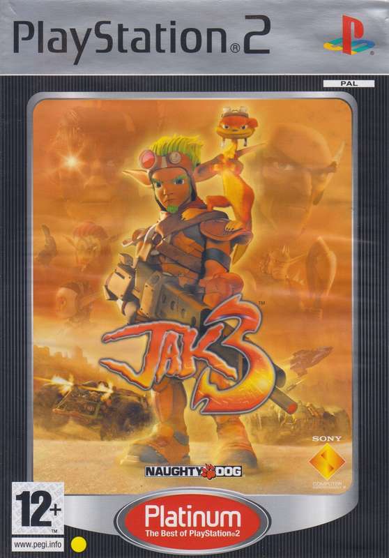 Jak 3 (PS2 Platinum) [Booklet and paper sleeve has a bit of water stains]