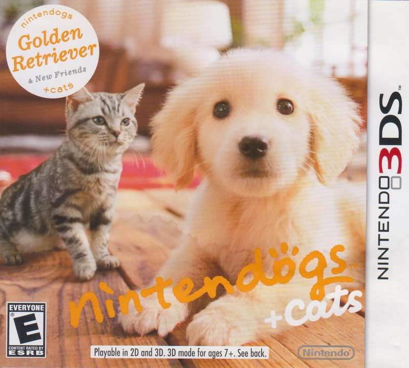 Nintendogs + Cats - Golden Retriever & New Friends (Nintendo 3DS)