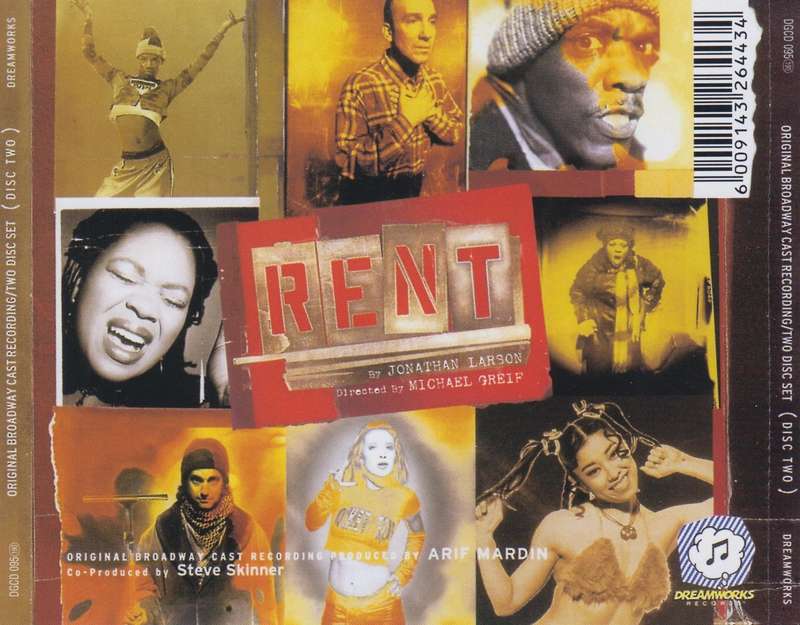 Jonathan Larson - Rent : Original Broadway Cast Recording (Double CD)