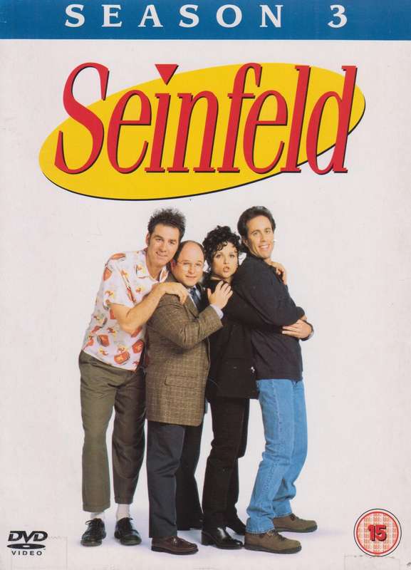 Seinfeld - Season 3 (DVD) [Bottom part of box has sticky tape around edge]