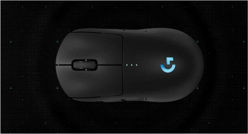 Logitech PRO 2 LIGHTSPEED Ambidextrous Wireless Gaming Mouse - Black