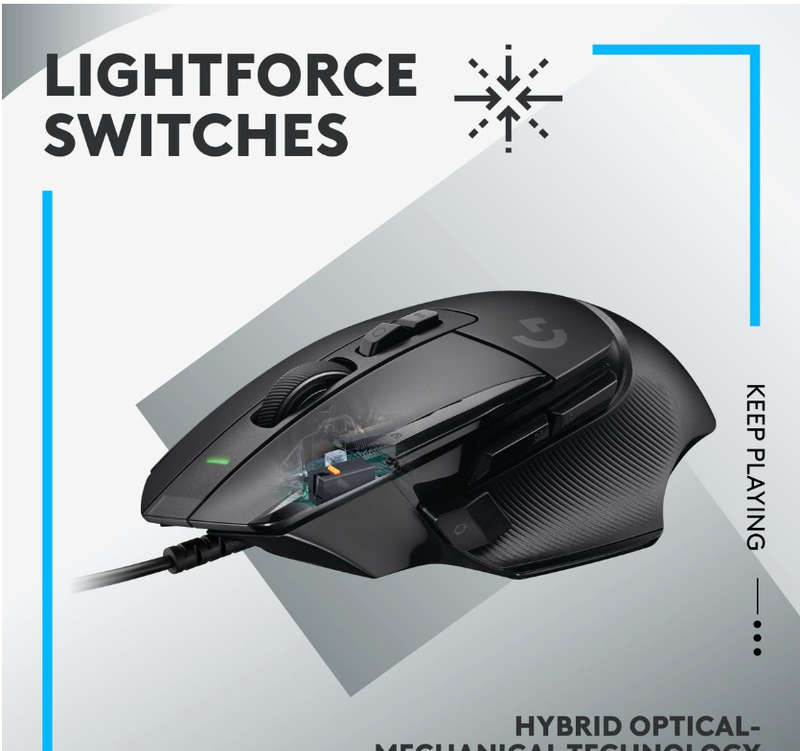 Logitech G502 X Wired Gaming Mouse