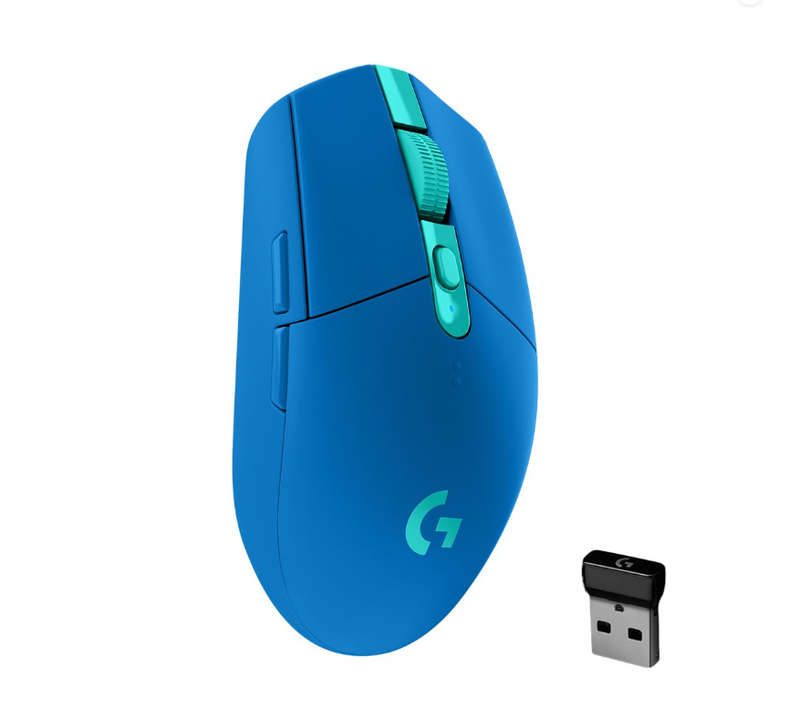 Logitech G305 LIGHTSPEED Wireless Gaming Mouse - Light Blue