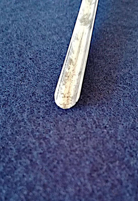 Antique Herring Bros. 'London' 3/16" Cut, Straight Gouge, #7 Sweep, Length 8 3/4" For Professionals