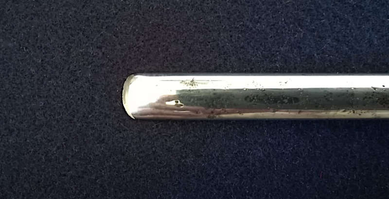 Antique S J Addis 3/8" Cut, Straight Hand Carving Gouge, #5 Sweep, Length 9.15" For The Professional