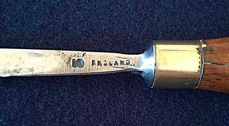 Antique S J Addis 1/4" Cut Straight Hand Carving Gouge, #5 Sweep, Length 8.5" For The Professional