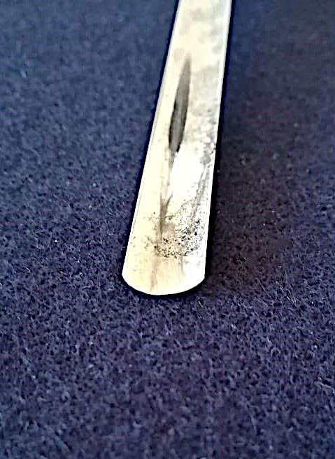 Antique S J Addis 1/4" Cut Straight Hand Carving Gouge, #5 Sweep, Length 8.5" For The Professional