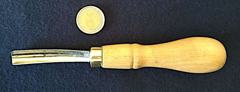 Two Antique Carving Chisels - Gouges 5/8" and 3/4" c1860 William Marples & Sons England