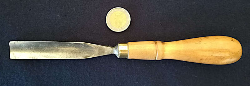 Two Antique Carving Chisels - Gouges 5/8" and 3/4" c1860 William Marples & Sons England