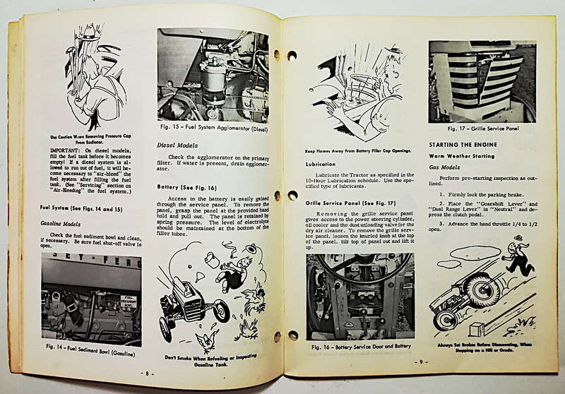 Vintage Massey-Ferguson Tractor 165 - Original Manual c.1964 - 1975