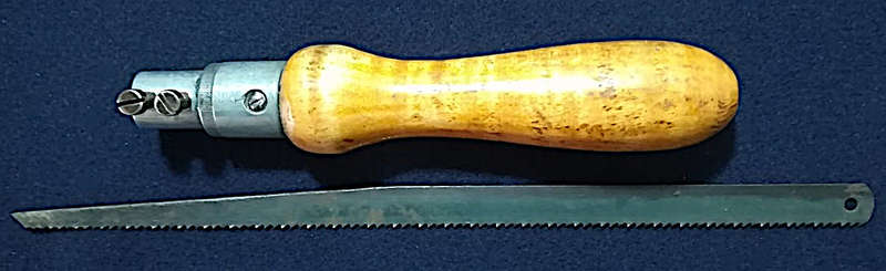 Vintage 6.5 inch Satinwood Pad Saw by Colonel - Sheffield Eng.