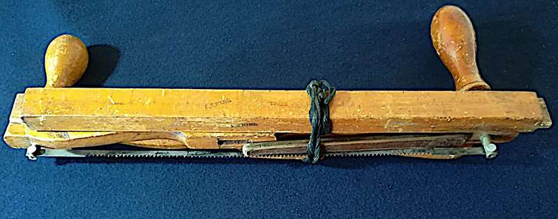 Antique Beechwood Bow Saw