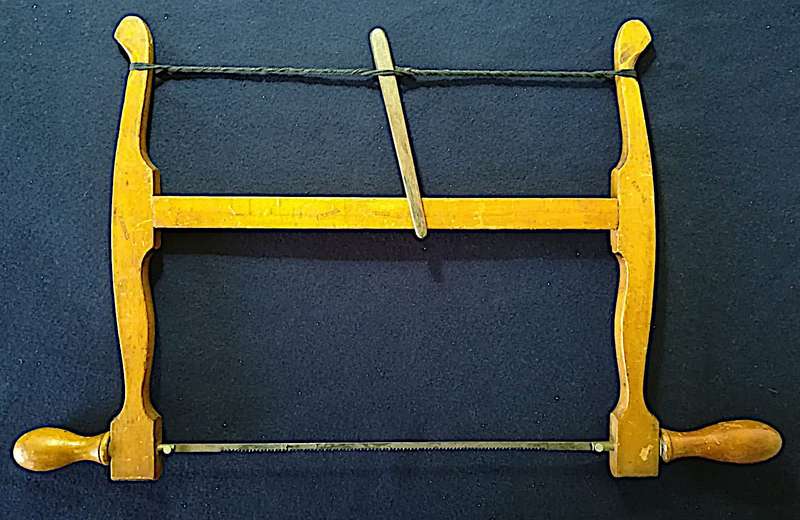 Antique Beechwood Bow Saw