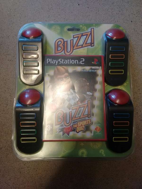 PS2 Buzz The Sports Quiz Game With Buzzers Bundle / Brand New (Sealed)