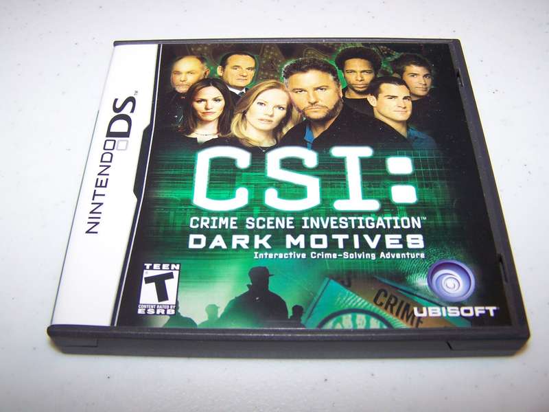 Nintendo DS CSI Crime Scene Investigation Dark Motives