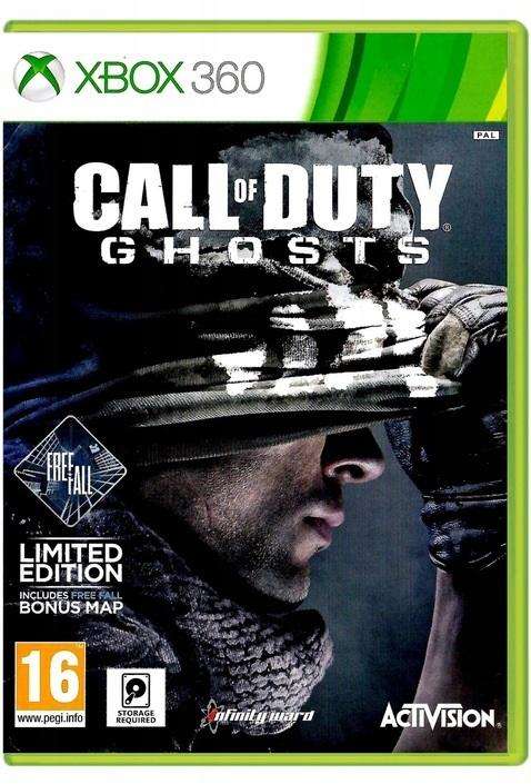 Xbox 360 Call Of Duty Ghosts Free Fall Limited Edition / Original Product