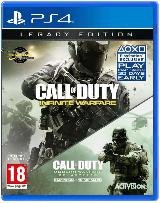 PS4 Call Of Duty Infinite Warfare Legacy Edition Package