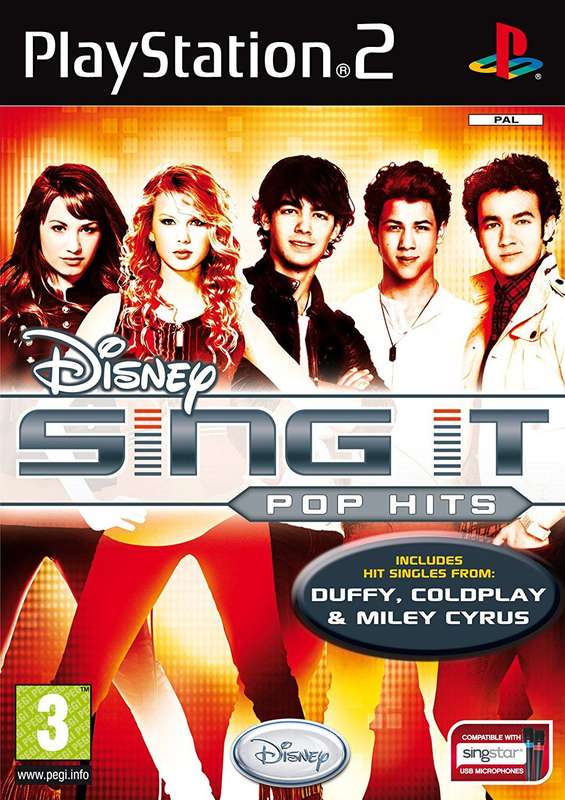 PS2 Disney Sing It Pop Hits / Sag