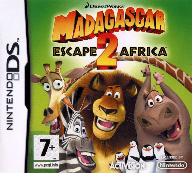Nintendo DS Dreamworks Madagascar Escape 2 Africa