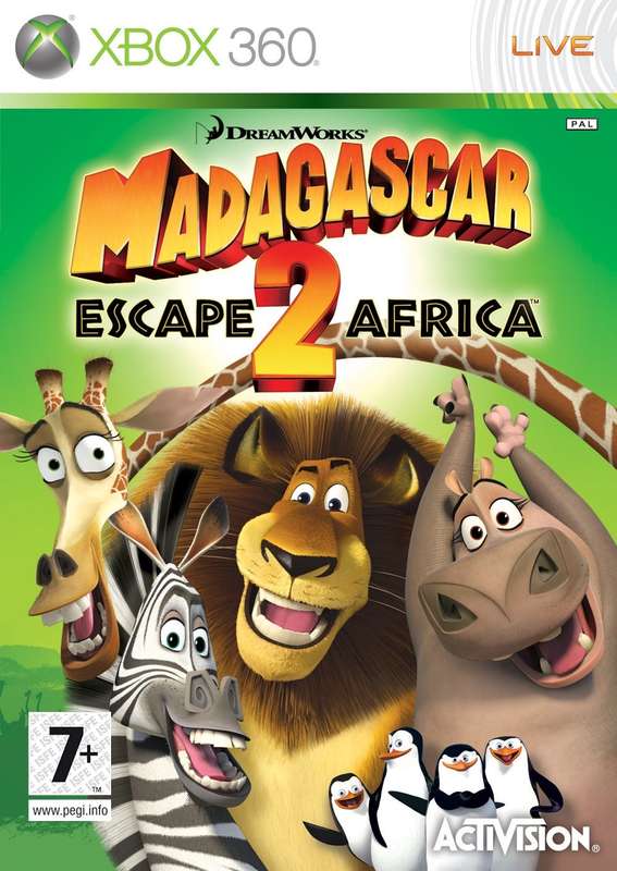 Xbox 360 Dreamworks Madagascar Escape 2 Africa / Original Product