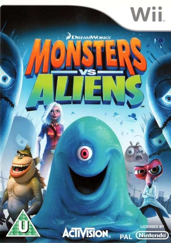 Wii Dreamworks Monsters Vs Aliens