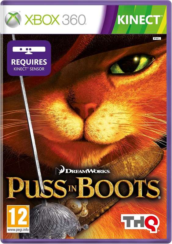 Xbox 360 Dreamworks Puss In Boots / Original Product / Sag