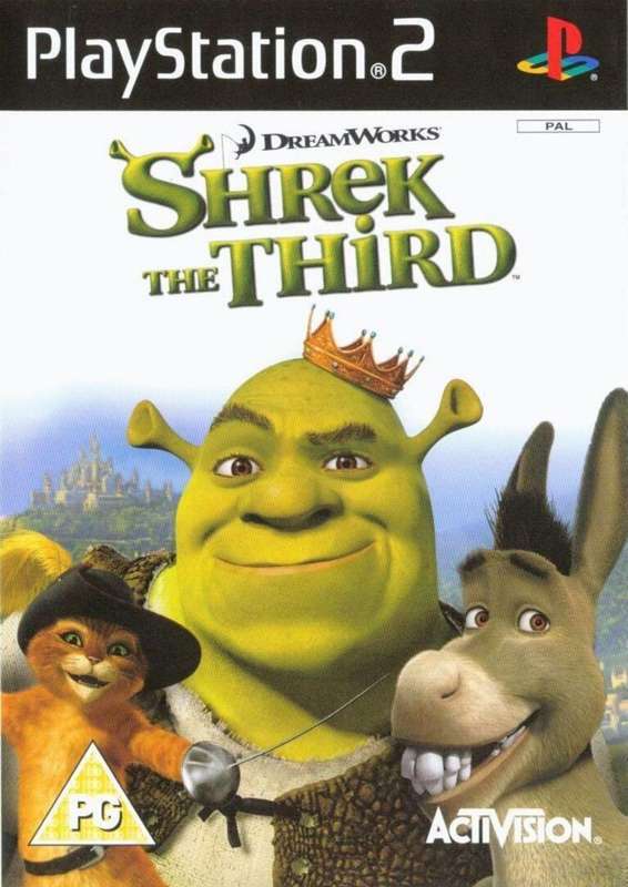 PS2 Dreamworks Shrek The Third