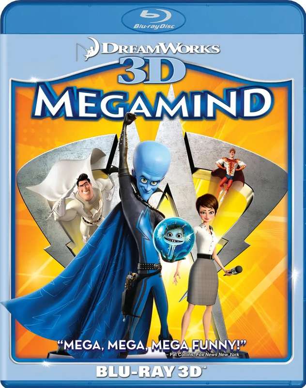 Dreamworks Megamind (Blu-Ray 3D) / As New