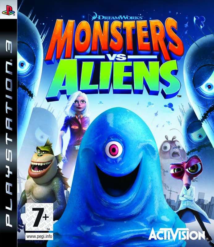 PS3 Dreamworks Monsters Vs Aliens
