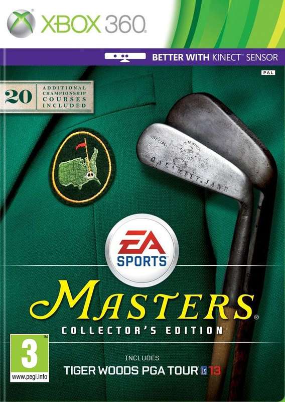Xbox 360 EA Sports Tiger Woods PGA Tour 13 Masters Collectors Edition / Original Product