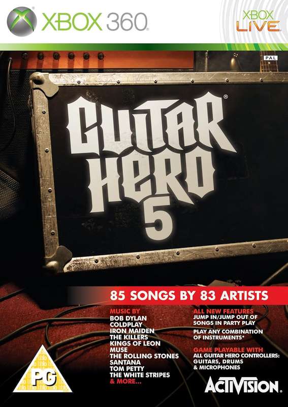 Xbox 360 Guitar Hero 5 Guitar Bundle / Boxed / Original Product