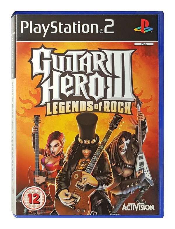 PS2 Guitar Hero III Legends Of Rock / Sag