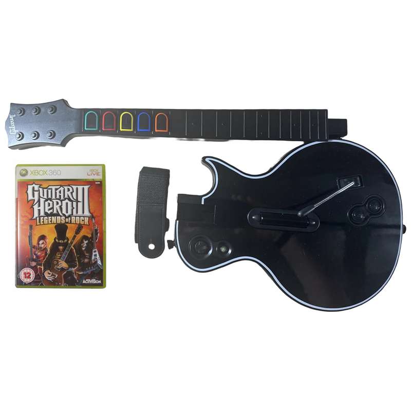 Xbox 360 Guitar Hero III Legends Of Rock Guitar Bundle / Original Product