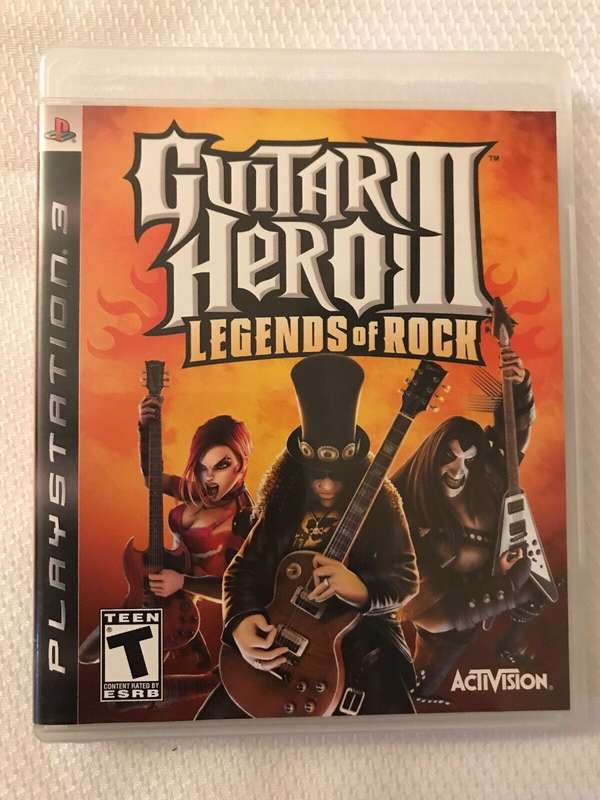 PS3 Guitar Hero III Legends Of Rock / Sag
