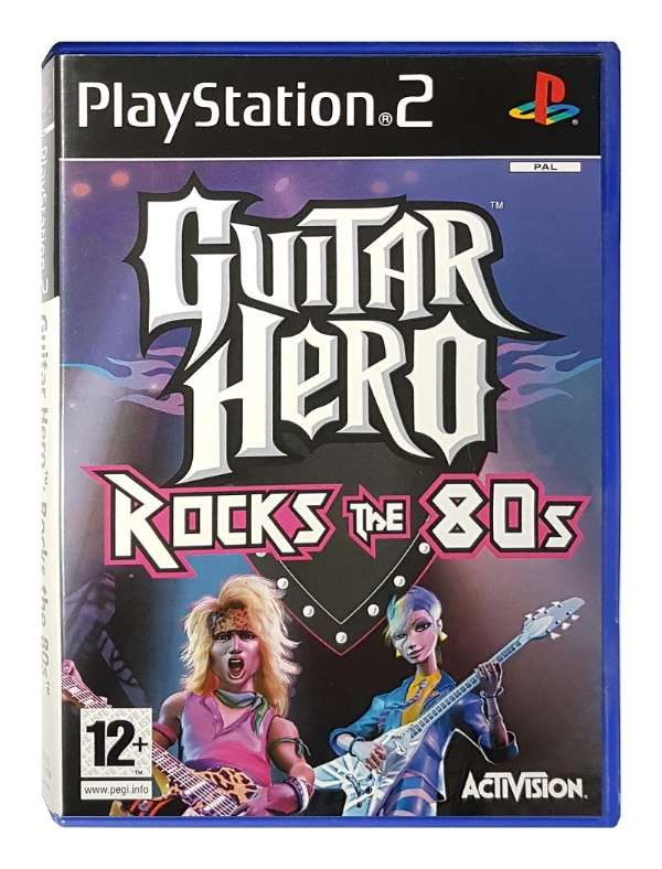 PS2 Guitar Hero Rocks The 80s / Sag