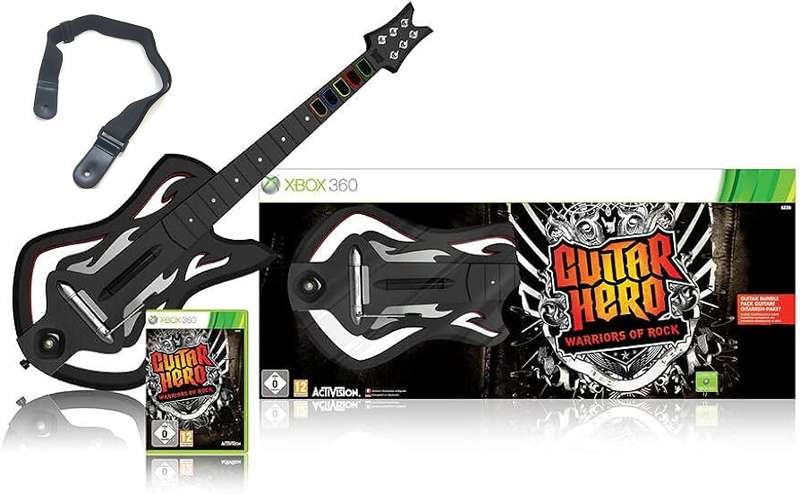 Xbox 360 Guitar Hero Warriors Of Rock Guitar Bundle / Original Product