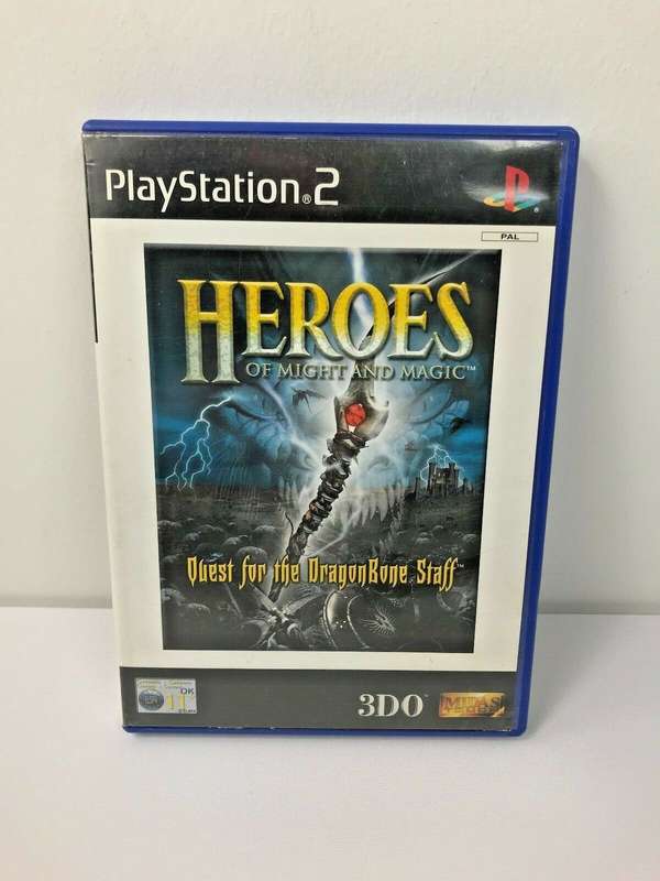 PS2 Heroes Of Might And Magic Quest For The Dragonbone Staff