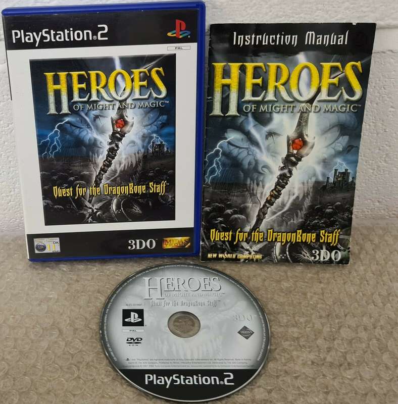 PS2 Heroes Of Might And Magic Quest For The Dragonbone Staff