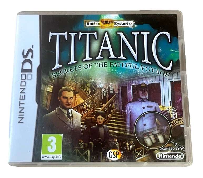 Nintendo DS Hidden Mysteries Titanic Secrets Of The Fateful Voyage