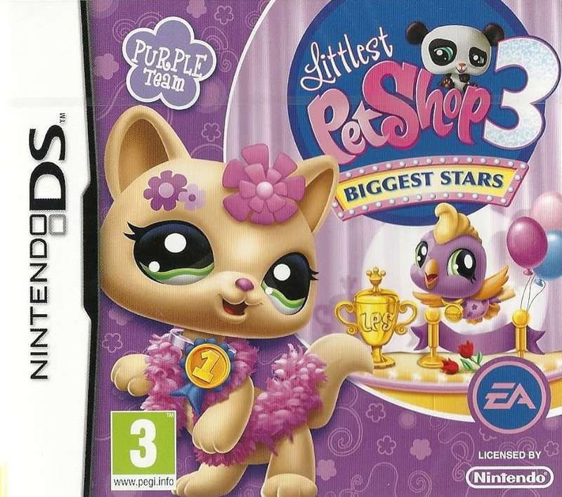 Nintendo DS Littlest Pet Shop 3 Biggest Stars Purple Team