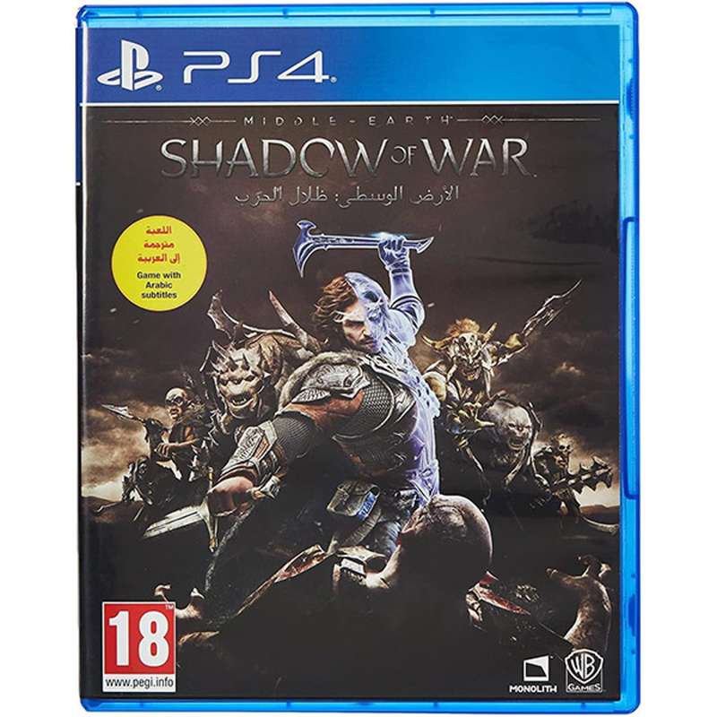 PS4 Middle-Earth Shadow Of War English-Arabic Box