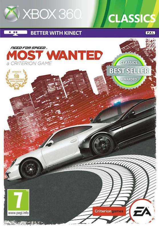 Xbox 360 Need For Speed Most Wanted Classics / Original Product