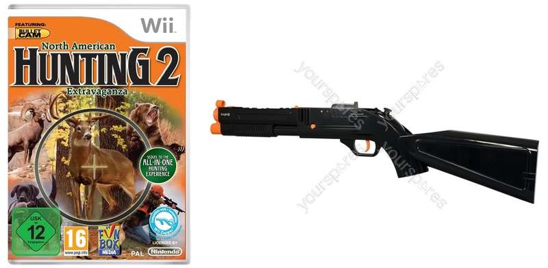 Wii North American Hunting Extravaganza 2 Gun Bundle