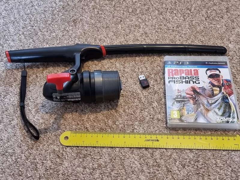 PS3 Rapala Pro Bass Fishing Rod Bundle