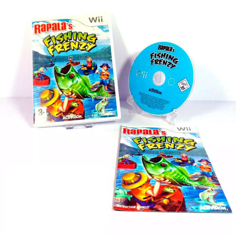 Wii Rapalas Fishing Frenzy Rod Bundle