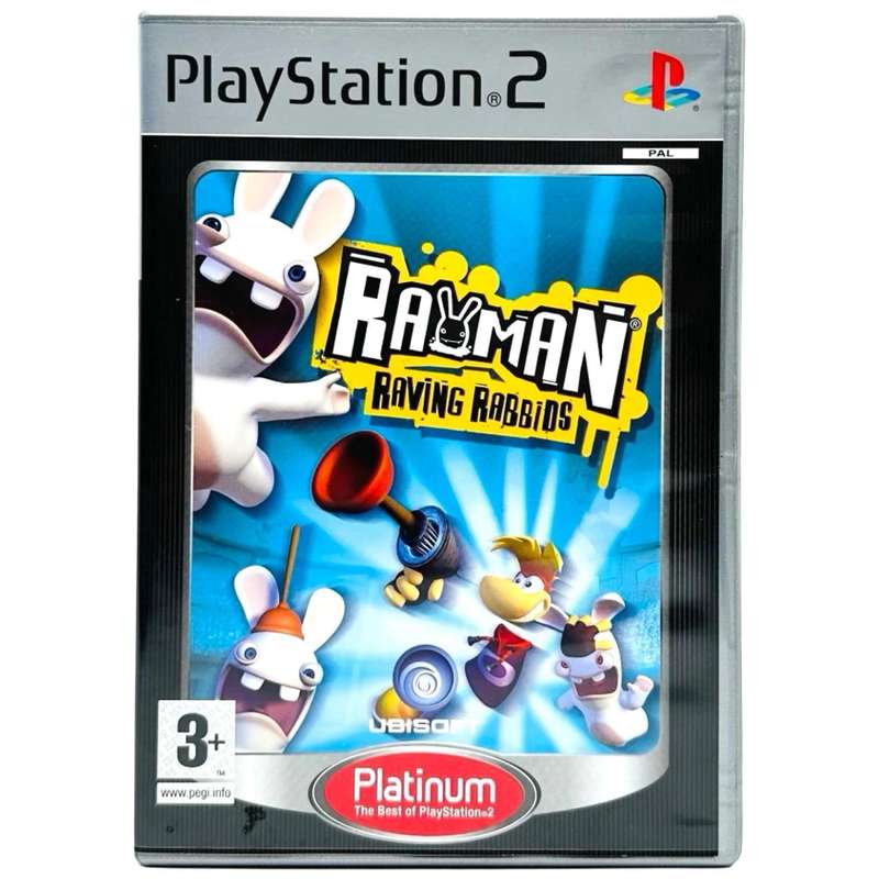 PS2 Rayman Raving Rabbids Platinum