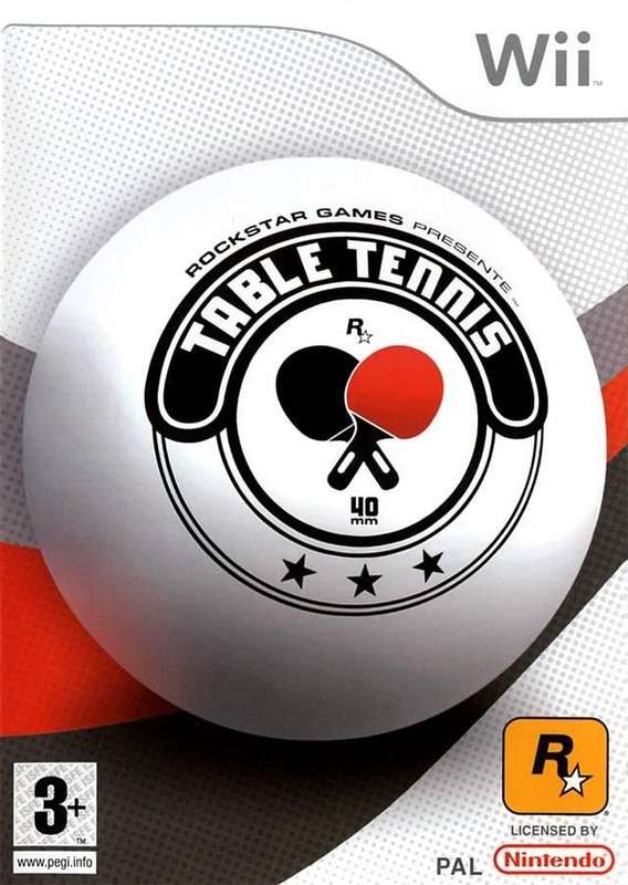 Wii Rockstar Games Presents Table Tennis