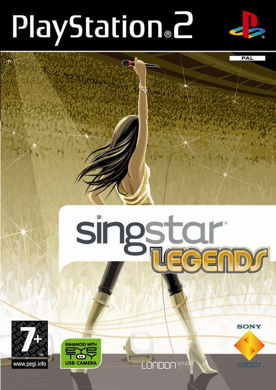 PS2 Singstar Legends / As New / Sag