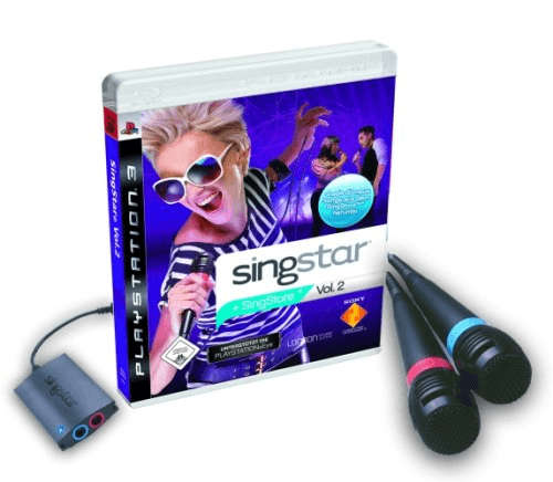 PS3 Singstar Vol 2 Game With Singstar Microphones Bundle